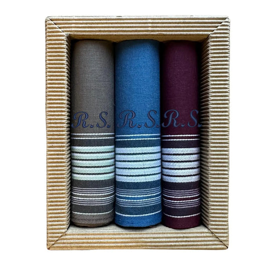 Taschentuch Set 2 bestickt personalisiert